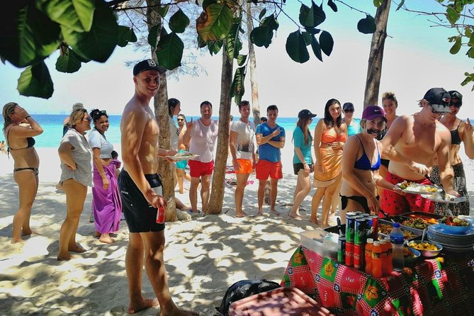 Phi Phi Early Bird & 4 Islands - Day Tour by Speedboat From Krabi - Tup and the sandbar magic: Koh Tup, Koh Mor, and Chicken Island