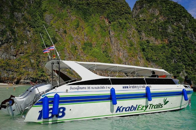 Phi Phi Early Bird & 4 Islands - Day Tour by Speedboat From Krabi - Viking Cave: photo from the boat, not inside