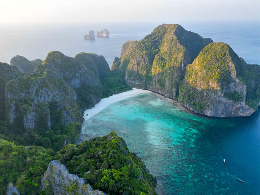 Phi Phi: Private Longtail Boat to Maya Bay with Snorkeling - Monkey Bay, Viking Cave photos, and Loh Samah Bay vibes