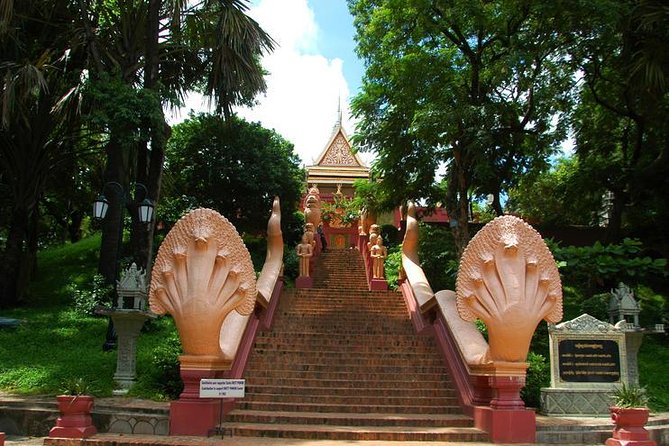 Phnom Penh Full Day Private Tour Included All Admission Tickets - Wat Phnom: Phnom Penh’s Hilltop Origin Story