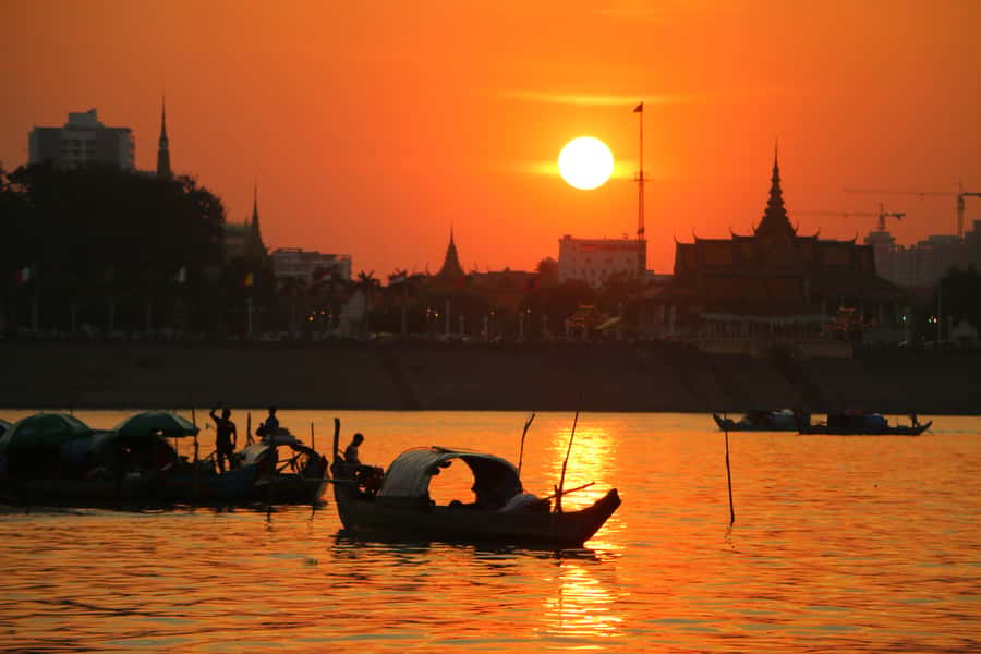 Phnom Penh: Sunset Cruise with Unlimited Beer &Fruit platter - Timing and Getting There: Pickup, Seating, and What 90 Minutes Means