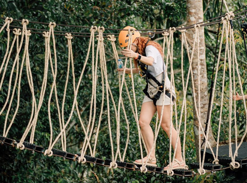 Phuket: Paradise Jungle Zipline Adventure - What you get at each station: stairs, net walks, and the rhythm