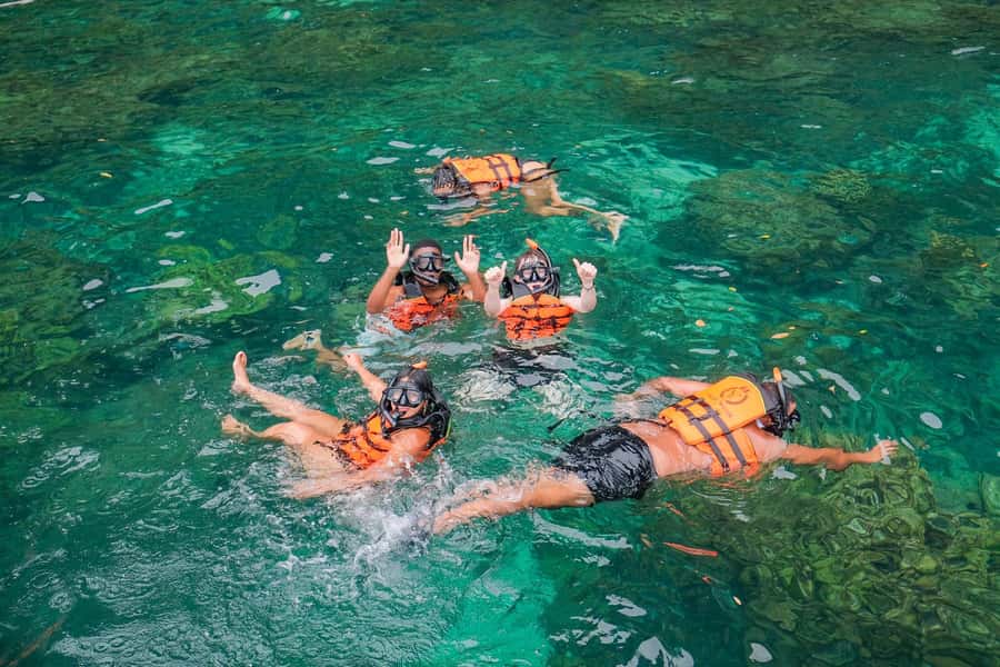 Phuket: Phi Phi, Bamboo & Maithon by Premium Speed Catamaran - Bamboo Island (about 1.5 hours): the calm sand-and-water stop