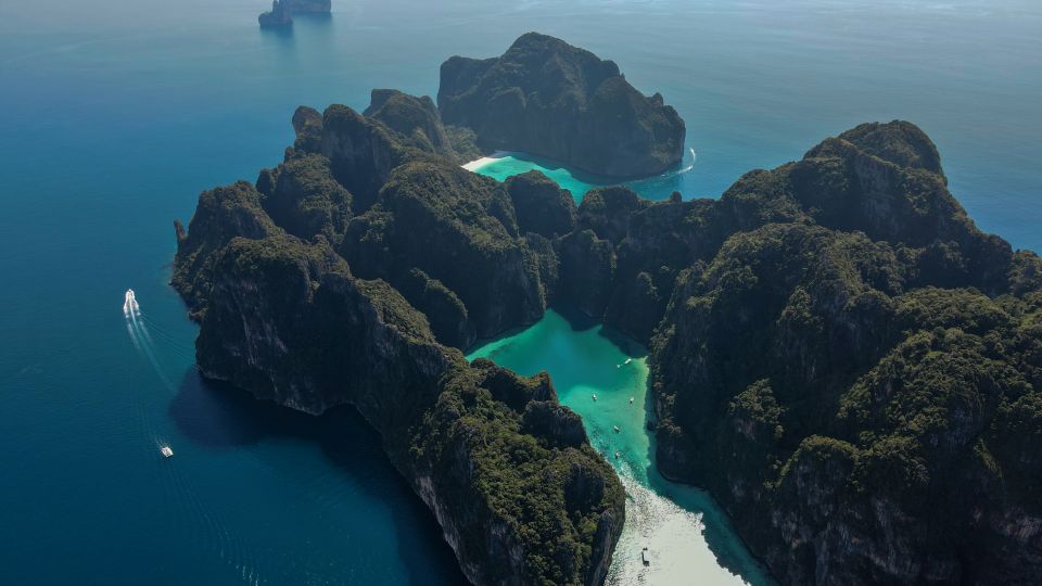 Phuket: Phi Phi Islands Day-Trip by Speed Catamaran - Maya Bay: postcard beauty, plus the real-world side of crowds