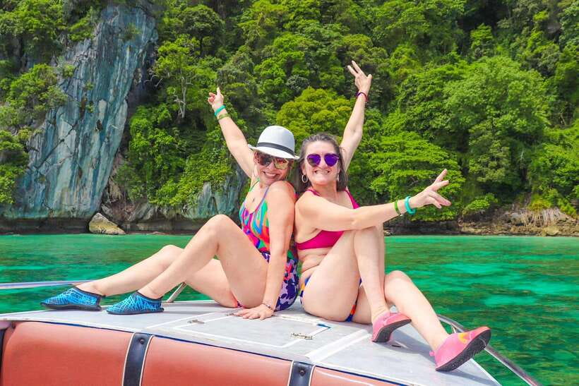 Phuket: PhiPhi, Maya Bay & Khai Island Day Tour with Lunch - Monkey Beach and Pileh Lagoon: The Water Stops People Remember