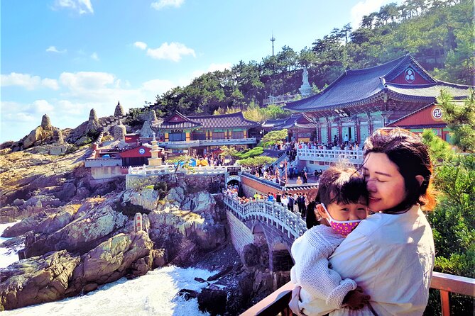 Private Busan Tour -Explore Cultural Landmarks with a Local Guide - Songdo Yonggung Cloud Bridge and BIFF Square Sea Views