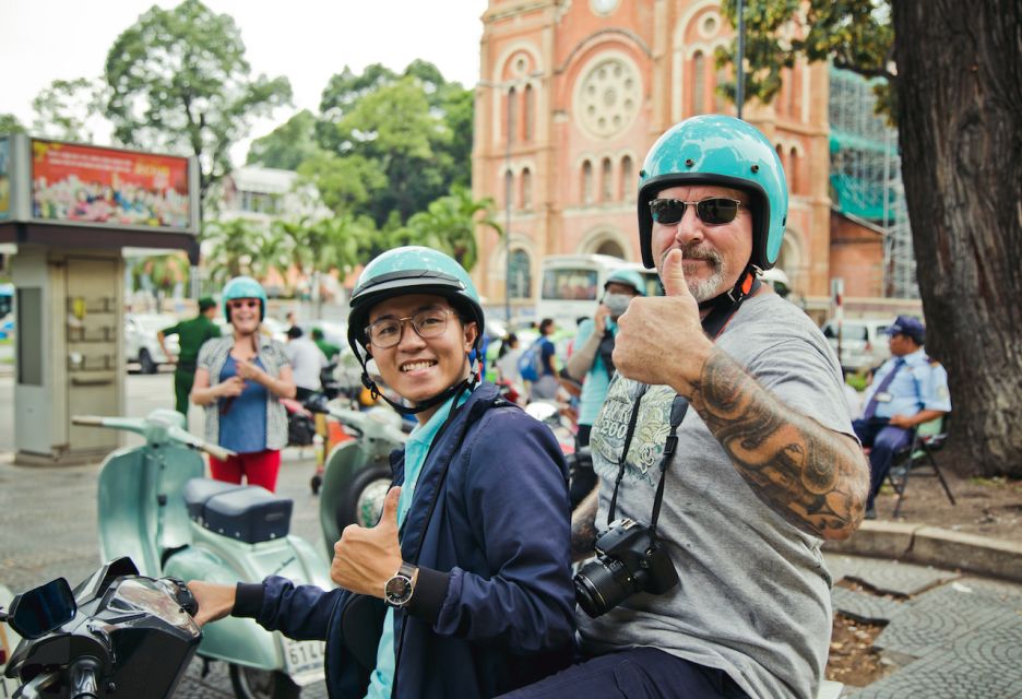Saigon: City Highlights and Saigon Unseen Scooter Combo Tour - French Quarter stops: Notre-Dame, Post Office, Opera House, and the Thich Quang Duc link
