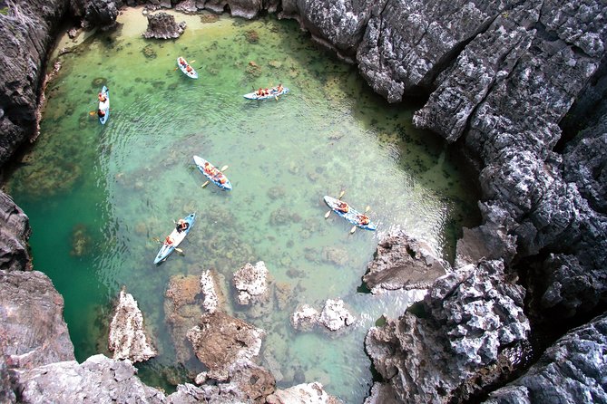 Semi-Private yacht adventure to Ang Thong Park’s hidden treasures - Where you go first: Five Islands and Ko Nai Phut’s remote feel