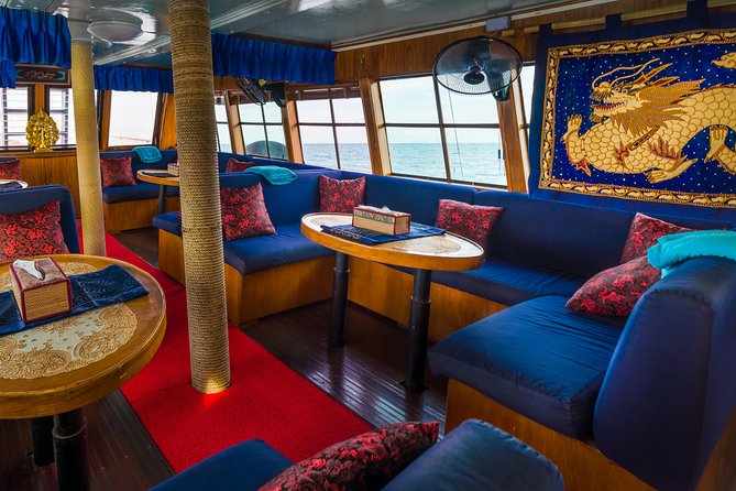 Semi-Private yacht adventure to Ang Thong Park’s hidden treasures - Ko Mae Ko and Emerald Lake: viewpoint energy vs beach relaxation