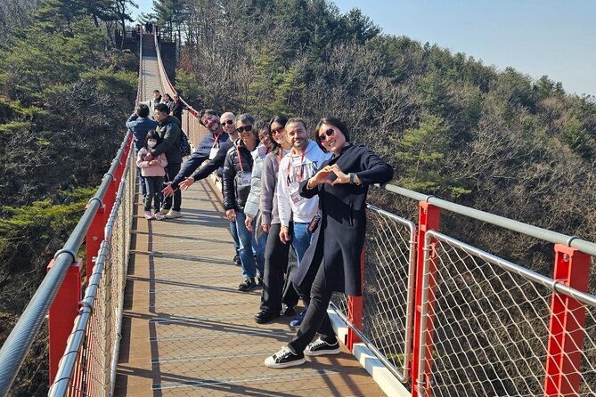 Seoul DMZ Tour with 3rd Tunnel and Red Suspension Bridge - Dora Observatory: North Korea Views, Named Landmarks, and Weather Reality