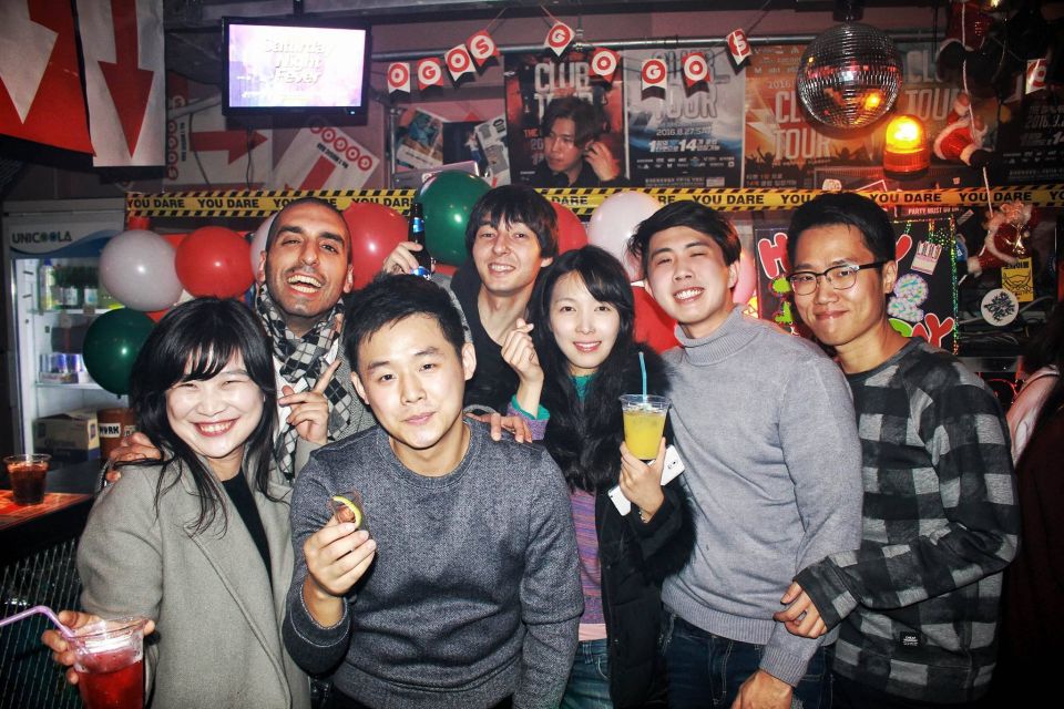 Seoul: Pub Crawl - Itaewon on Fridays vs Hongdae on Thu/Sat/Sun