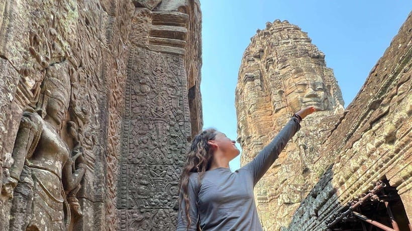 Siem Reap: Angkor Sunrise 1- or 2-Day Guided Temples Tour - Day 1 outside Angkor Thom: Pre Rup, Banteay Srei, Neak Pean, Preah Khan, and sunset
