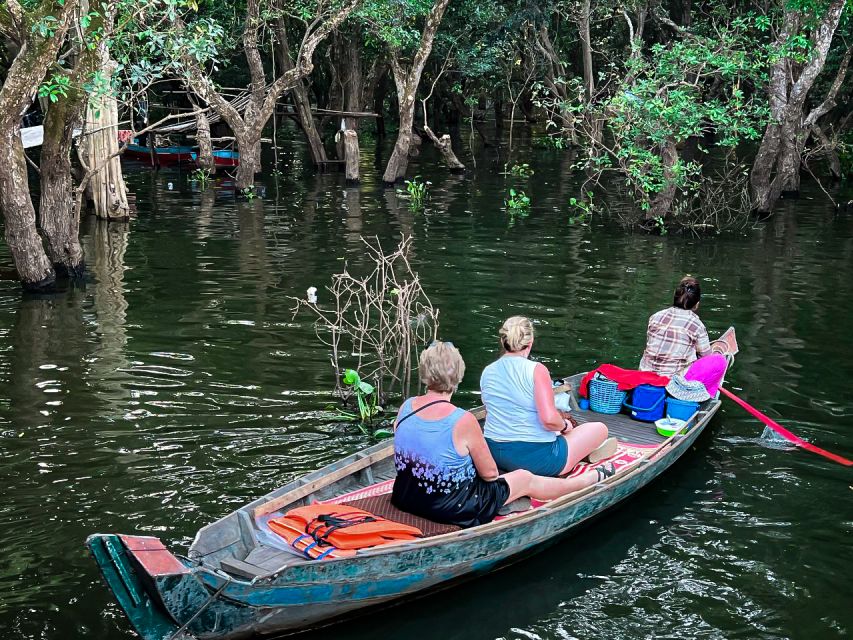 Siem Reap Floating Village Kampong Phluk Sunset with Boat - Optional Canoe Through the Flooded Forest (Extra Cost, Big Mood)