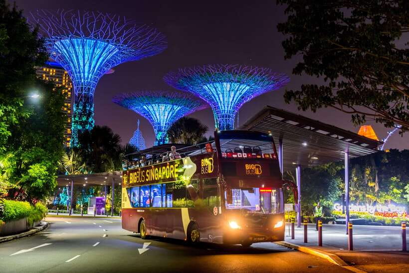 Singapore: Big Bus Night Tour by Open-Top Bus & Live Guide - A 6:15 pm start: how the evening flow stays smooth
