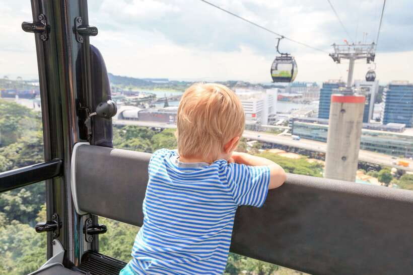 Singapore: Sentosa Cable Car Sky Pass - Mount Faber Peak Station: where the ride feels like a hilltop outing