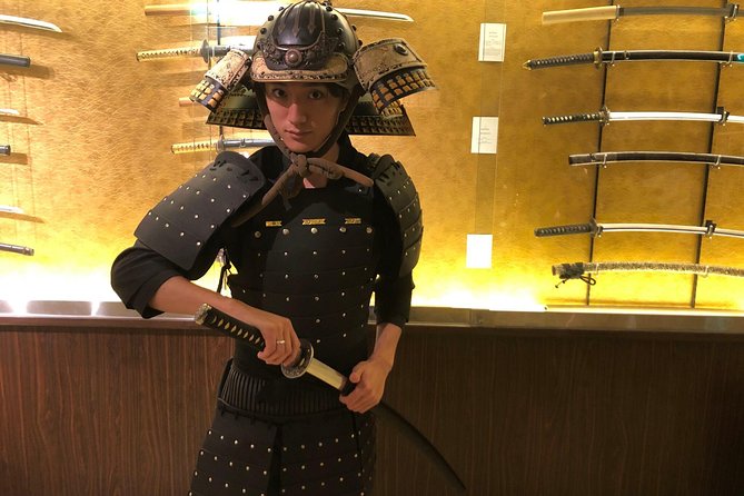 Skip the lines Basic Ticket at SAMURAI NINJA MUSEUM TOKYO - Hands-On Fun: Costumes, Sword Basics, and Ninja Shuriken Throwing