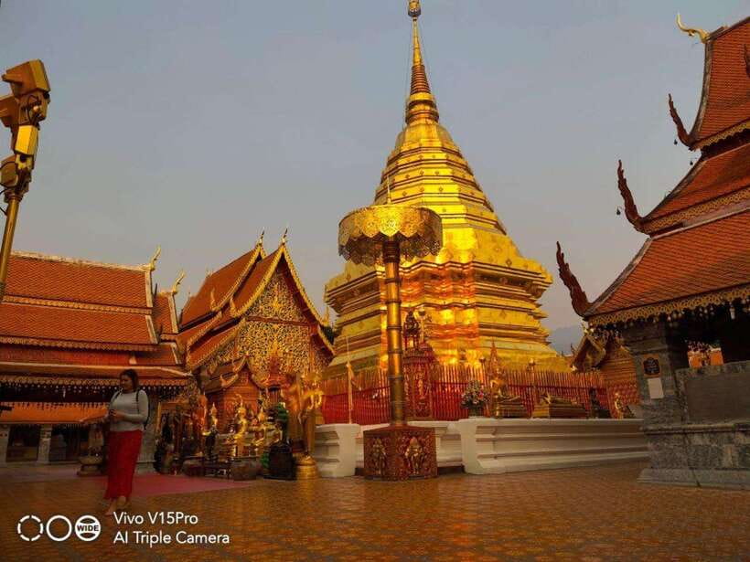 Spiritual Sunrise Wat Doi Suthep, Pha Lat, Alms & Meditation - Wat Pha Lat: jungle calm and a different temple style