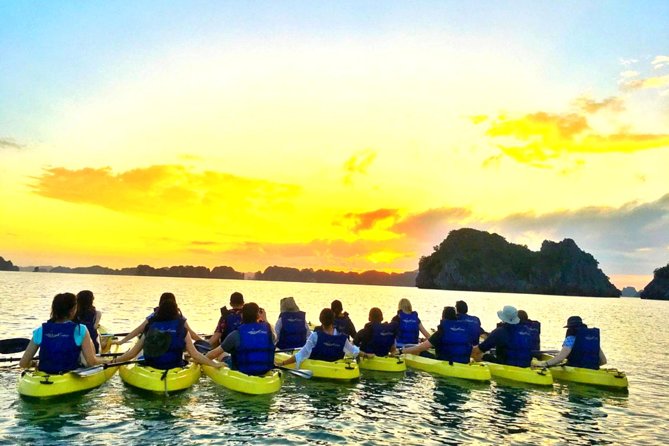 Swan Cruises Ha Long & Bai Tu Long Bay 2D1N - Thien Canh Son Cave - Sunrise on Deck, Western Breakfast, and Thien Canh Son Cave