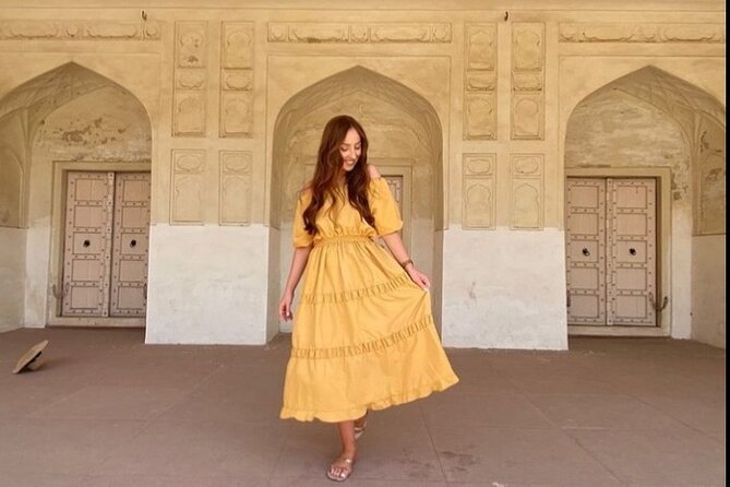 Taj Mahal and Agra Private Car Tour from Delhi with 5</em> Lunch – Baby Taj (Itmad-ud-Daula) and the “choose your calm” moment’ /><br />
After lunch, the tour can include <strong>Itmad-ud-Daula</strong>, often nicknamed <strong>Baby Taj</strong>. It’s also known as the <strong>Tomb of Itimad-Ud-Daulah</strong>. The time block here is listed at about <strong>30 minutes</strong>, with a guided tour.</p>
<p><p>This stop is a smart contrast. The Taj Mahal is grand and dramatic; Itmad-ud-Daula tends to feel more intimate and detailed. Even with only half an hour, it can feel like a breather after the main monuments.</p>
</p>
<p><p>There’s also an important note in the tour info: you can either visit Itmad-ud-Daula Tomb or Agra Fort. Since Agra Fort already appears earlier in the plan, this likely means the tour timing can shift depending on how you book or the day’s schedule. The safe takeaway for you: confirm which monuments are actually guaranteed in your chosen option, especially if Baby Taj is the reason you booked.</p>
</p>
<h2 id="timing-reality-how-to-plan-your-expectations-for-one-day-agra">Timing reality: How to plan your expectations for one-day Agra</h2>
<p> Lunch – Timing reality: How to plan your expectations for one-day Agra’ /><br />
Let’s be honest: this is a long day by design. The tour is built around hitting major sites, and it does so with a private car and a guide to keep moving efficiently. Still, you’re looking at:</p>
<ul>
<li>~3 hours each way from Delhi to Agra</li>
<li>multiple monument visits adding up to several hours</li>
<li>a lunch stop</li>
</ul>
<p><p>That means you’ll want to pack for comfort: comfortable shoes, something to drink besides water if you need it (since drinks at lunch aren’t included), and a photo plan that doesn’t rely on perfect light. If you’re sensitive to travel fatigue, consider travel days when you don’t have extra commitments later that night.</p>
</p>
<p><p>A small bonus: some drivers and guides have been praised for helping make the drive more pleasant with comfort stops when needed, and for keeping the pace manageable. Your named guide could be different, but the overall aim is the same—keep you comfortable and on track.</p>
</p>
<h2 id="price-and-value-what-33-75-really-buys-you-and-what-costs-extra">Price and value: what $33.75 really buys you (and what costs extra)</h2>
<p> Lunch – Price and value: what $33.75 really buys you (and what costs extra)’ /><br />
At <strong>$33.75 per person</strong>, the headline price is compelling for a private, all-in-day structure—especially because it includes the big fixed costs that ruin DIY days:</p>
<ul>
<li>private A/C car with driver</li>
<li>pickup and drop-off across NCR</li>
<li>parking, tolls, fuel, and taxes</li>
<li>guide services as part of the itinerary</li>
<li>water bottles</li>
</ul>
<p><p>What’s optional matters. Entrance fees and lunch are described as available as upgrades. In other words, you can book a version where the tour includes guide services and transportation, and then add the ticketed/meal-inclusive options if you want everything handled.</p>
</p>
<p><p>So the value question isn’t just the base price. It’s: do you want the convenience of having <strong>tickets and entry handled for you</strong>, plus a pre-planned <strong>five-star lunch</strong>? If yes, choose the ticket/meal options. If you’re already comfortable buying tickets and handling meals on your own, the base might still work—but for many people, the “no planning during the day” part is the point.</p>
</p>
<h2 id="practical-checklist-photo-id-friday-closures-and-the-guide-only-option">Practical checklist: photo ID, Friday closures, and the guide-only option</h2>
<p><img width="669" height="446" decoding="async" src=