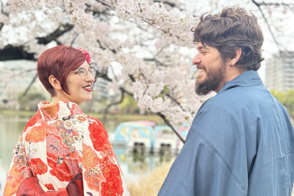 Tokyo: Kimono Dressing, Walking, and Photography Session - AKIZAKURA’s Upcycled Umbrella Adds Style and Story