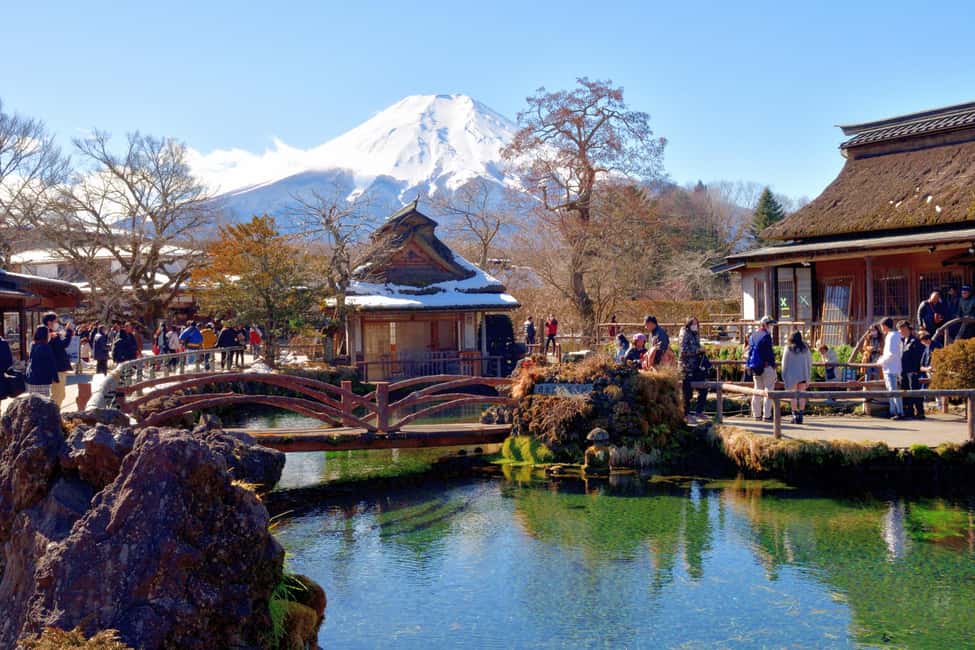 Tokyo: Mount Fuji Day Tour with Optional Buddha & Lake Ashi - Oshino Hakkai’s spring ponds: clear water at Fuji’s foot
