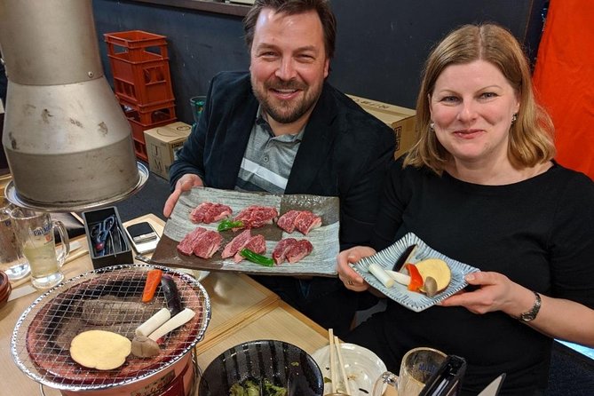 Tokyo Night Foodie Tour in Shinjuku - Seasonal Sushi, Wagyu Beef - Stop 2: Omoide Yokocho area and the omakase handoff