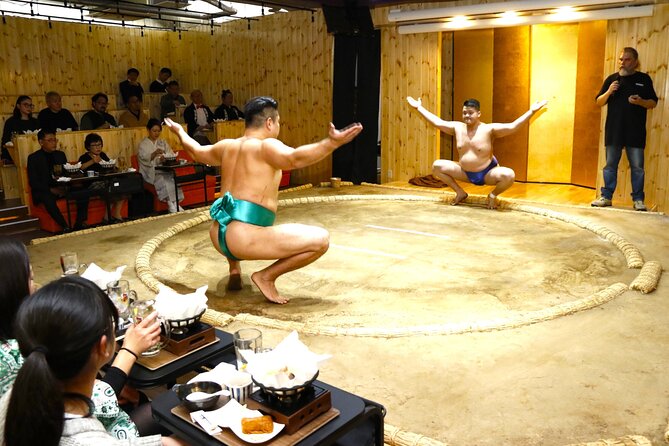 Tokyo Sumo Entertainment Show with Chicken Hot Pot and Photo - Who should book (and who should hunt a stable visit instead)