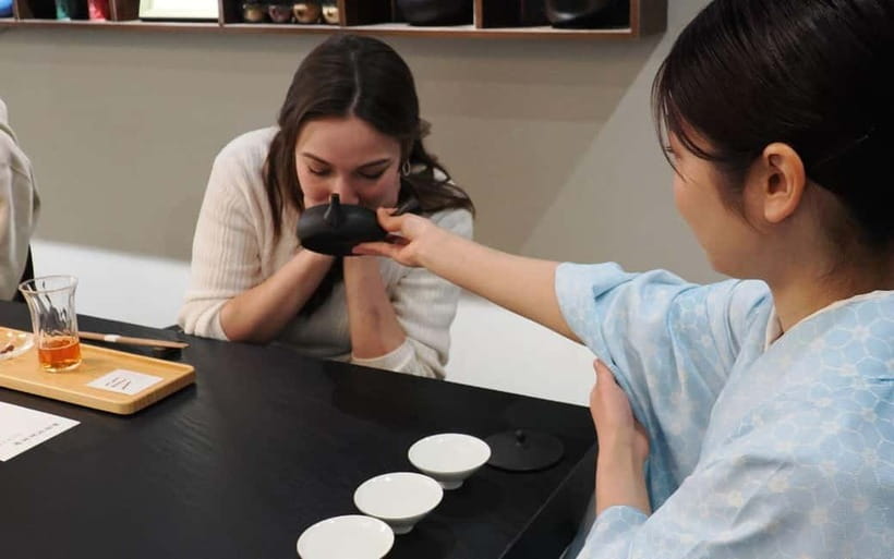Tokyo: Traditional Tea Ceremony with a Tea Master - The wagashi piece: seasonal sweets from Ougiya, not random cookies