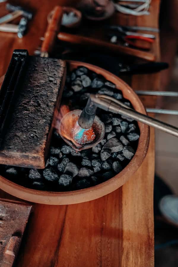 Ubud: 2-Hour Make Your Own Silver Jewellery Class - The 2-Hour Craft Flow: Melting, Forging, Brazing, Polishing