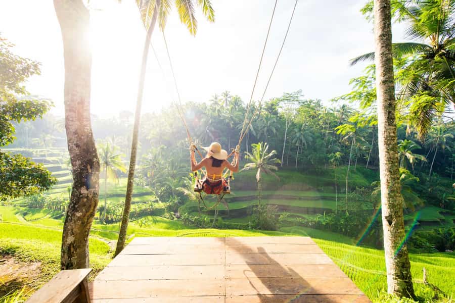Ubud: Gorilla Face Quad Bike, Jungle Swing, Waterfall & Meal - How the Ubud 3-in-1 circuit fits together (pickup to drop-off)