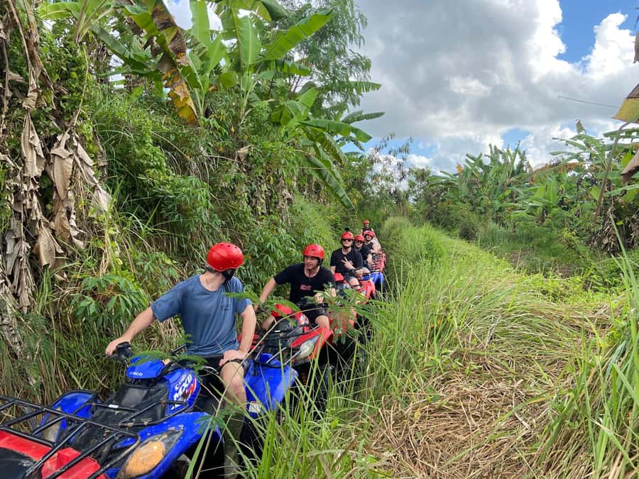 Ubud: Gorilla Face Quad Bike, Jungle Swing, Waterfall & Meal - Gorilla Face quad bikes: 1.5 hours of off-road fun in Ubud’s jungle trails