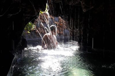 Ubud Hot Springs and Waterfall Private Guided Tour - Monkey Forest in Ubud: macaques, shortcuts, and caution