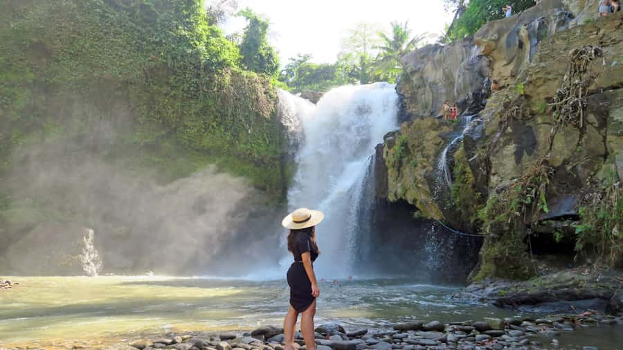 Ubud: Rice Terrace, Waterfall, & Elephant Cave - Kemenuh woodcarvers: watching craft made from real materials