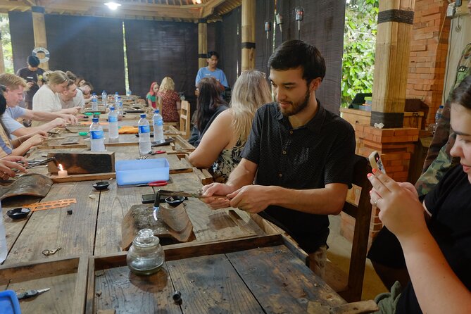 Ubud Silver Class Jewelry making in bali - Ubud silver jewelry making at a real Delodsema workshop