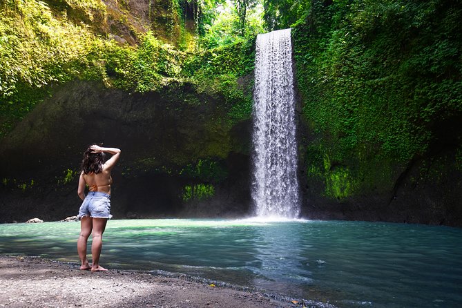 Ubud Top Attractions: Waterfalls, Temples and Rice Terraces - Stop 2: Tibumana Waterfall, Stairs, and the Swim Moment