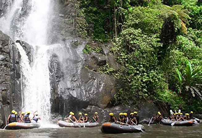 Ubud White Water Rafting on the Ayung River with Pickup & Lunch - Safety setup: helmet, life jacket, and coaching in every boat