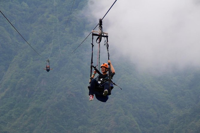 ZipFlyer Nepal - The World's Steepest Zip-line - The Dual Zipline Above Sarangkot: More Than a Thrill Movie Shot