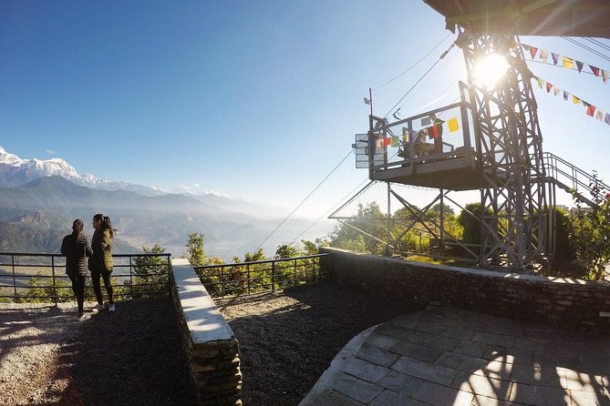 ZipFlyer Nepal - The World's Steepest Zip-line - Stop 1: Sarangkot Launch and the 180-Degree Annapurna View